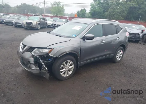 2014 Nissan Rogue S/Sl/Sv из США, поврежденный, VIN 5N1AT2MV7EC809476